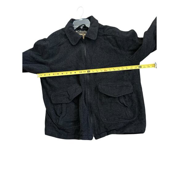 Columbia Wool Plaid Lined Insulated Warm Heavy Winter Jacket/Coat Mens Sz Large - Picture 4 of 9